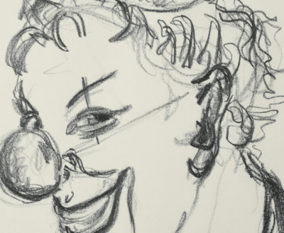 Clown | Studie/Zeichnung von Wolfgang Grimm