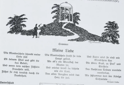 Sommer, 1918 | Federzeichnung von Oskar W. Scharrer | Meggendorfer Blätter - Image 8