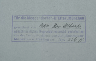 Mar von Tollenstein | Mischtechnik/Tusche von Otto Josef Olbertz | Meggendorfer-Blätter - Bild 10