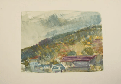 Berglandschaft, 1970, bezeichnet | Gemälde von Albert Kley | Geislingen – Image 2