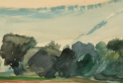 Edelfingen 1970 | Gemälde von Albert Kley | Geislingen, Aquarell – Image 5