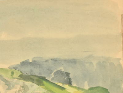 Der Metzgerfelsen in Blaubeuren um 1935 | Aquarell von Albert Kley | Geislingen - immagine 7