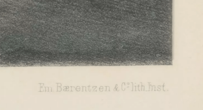 Parti of sunset, Em. Baerentzen & Co. | Kolor. Lithografie,  19.Jh - Image 6