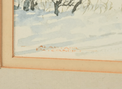 The Wold in Winter - Winterlandschaft | Aquarell von Alastair Paterson – Image 8