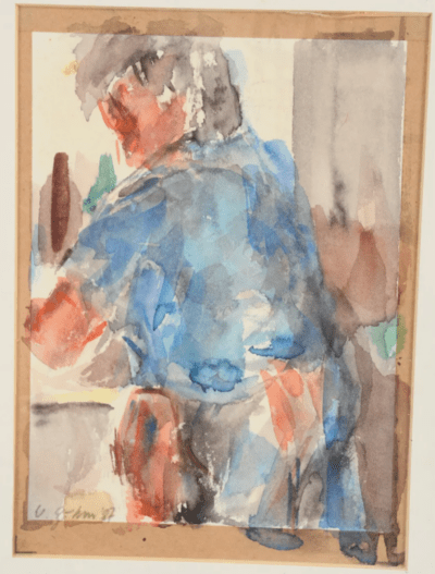 Am Tresen, 1987 | Aquarell von Wolfgang Göhner | Schwäbisch Hall/ Karlsruhe - Bild 5