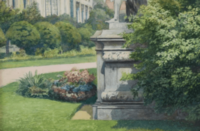 Denkmal in Wien, 1916 | Aquarell von Leopold Welleba – Bild 6