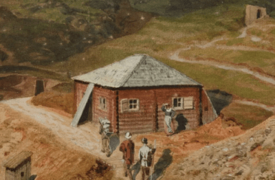 Der Schafberg (Österreich) mit Wanderern | Aquarell von Anton Paul Heilmann - Image 4