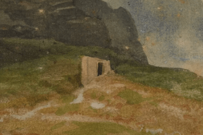 Der Schafberg (Österreich) mit Wanderern | Aquarell von Anton Paul Heilmann - Image 7