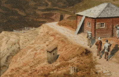 Der Schafberg (Österreich) mit Wanderern | Aquarell von Anton Paul Heilmann - Image 10