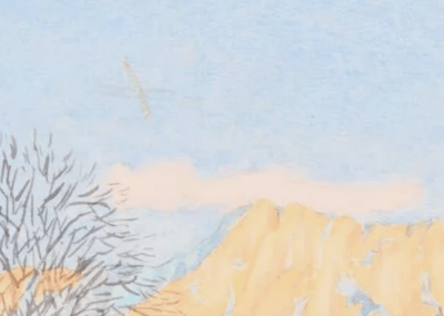 Winterlandschaft mit Bach, 1937 | Aquarell von Bernhard Ihlemann - Зображення 6