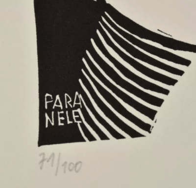 Para Nele | Linolschnitt handsigniert von Clément Moreau - obrazek 5