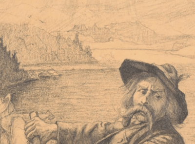 Isarflösser, 1885 | Zeichnung von August Roeseler – Bild 5