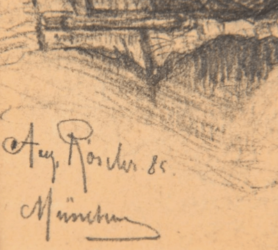 Isarflösser, 1885 | Zeichnung von August Roeseler – Bild 8