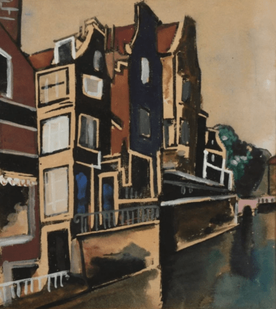 Amsterdam | Mischtechnik, Gemälde von Otto Geigenberger