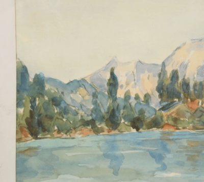 Ansicht Hintersee | Aquarell von Anton Nikolaus Frank – Bild 7