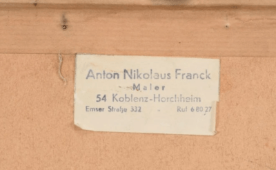 Ansicht Hintersee | Aquarell von Anton Nikolaus Frank – Bild 8