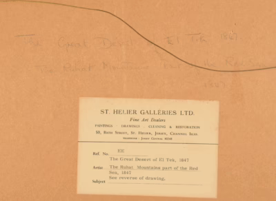 Gouache Gemälde Orientale rauchend, 19Jhd – Bild 12
