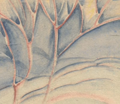 Surrealistisch expressive Aquarell Zeichnung 1915 Monogrammiert  - Image 6