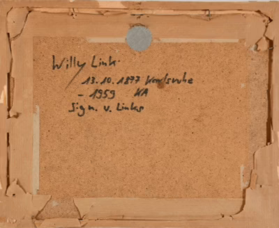 Hafenansicht mit Segelschiffen | Gemälde von Wilhelm Willy LINK - Image 2