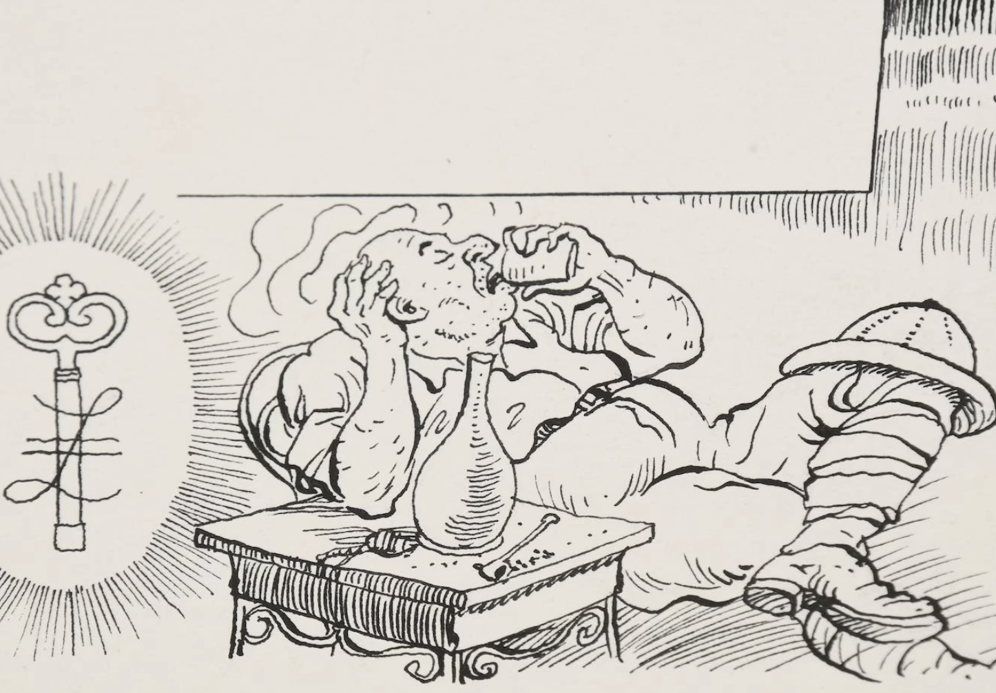 Geschichte John Fergusson | Tuschezeichnung von Martin Claus - Gambar 4