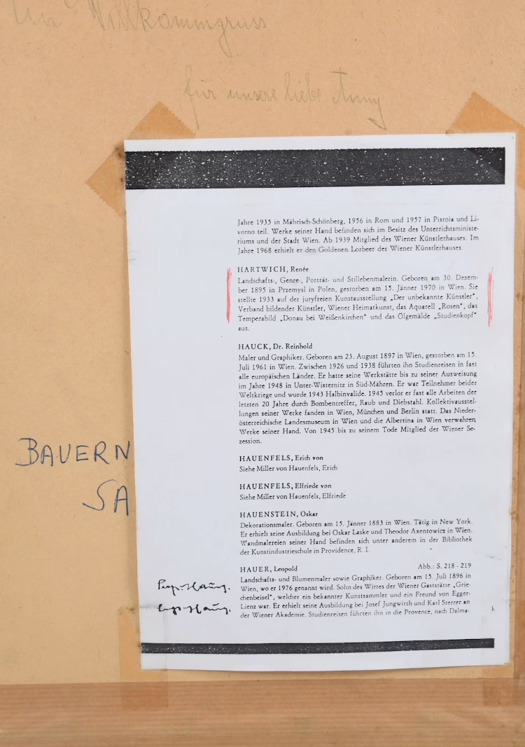 Aquarell Alpendorf mit Bäuerin | Gemälde von Renée Hartwich – Bild 11