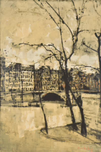 Pont Louis Philippe (Paris), 1962 | Gemälde von Michel Gallard