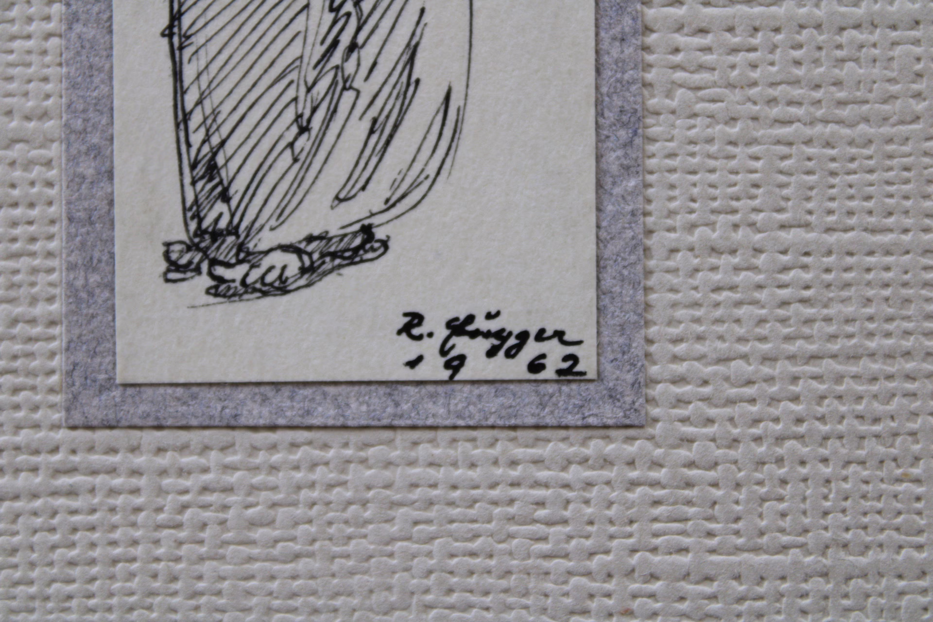 Kellermeister, 1962 | Zeichnung/Studie | Gemälde von R. Fugger – Bild 4