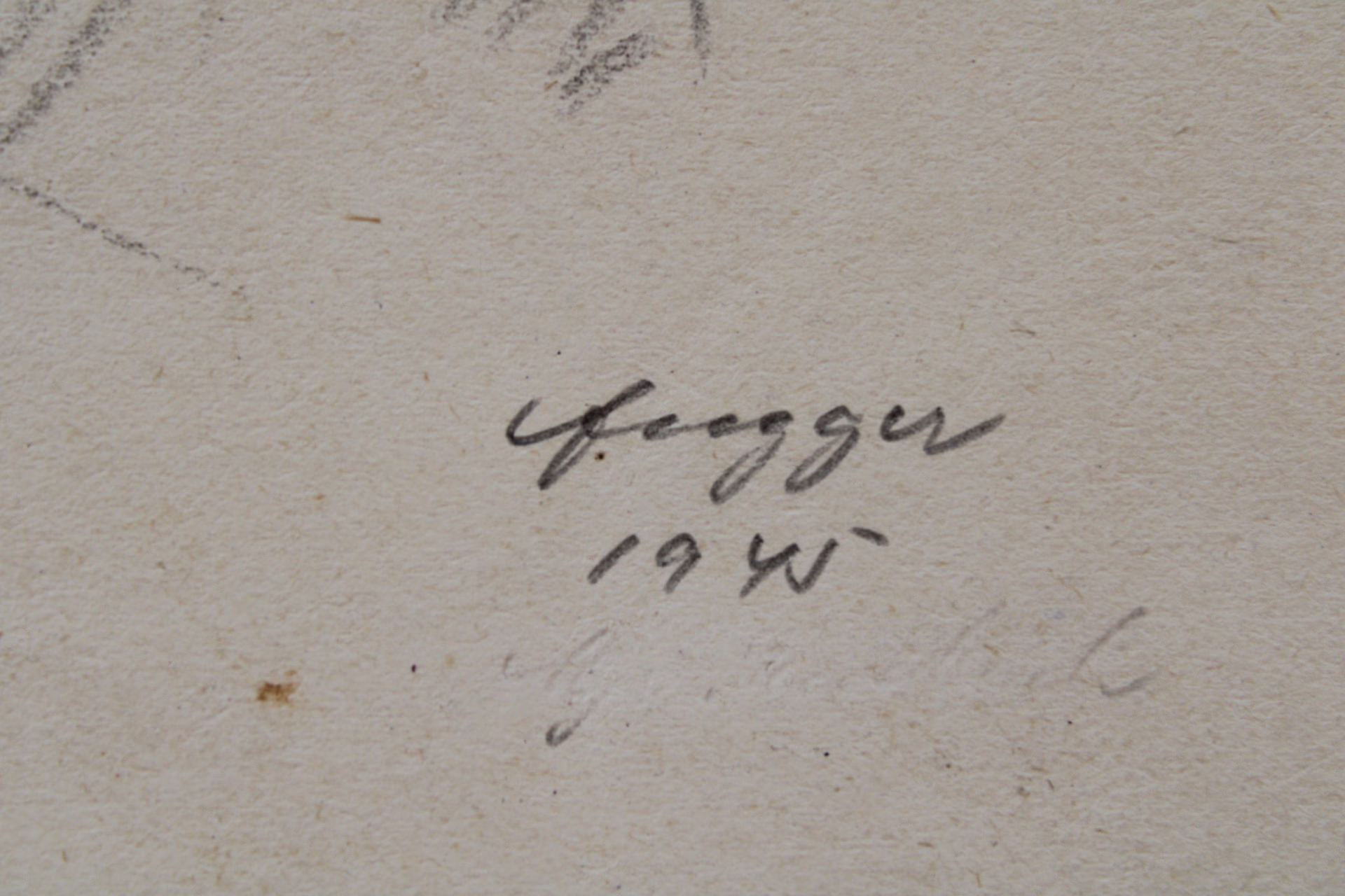 Porträt, 1945 | Zeichnung/Studie | Gemälde von R. Fugger - Bild 7