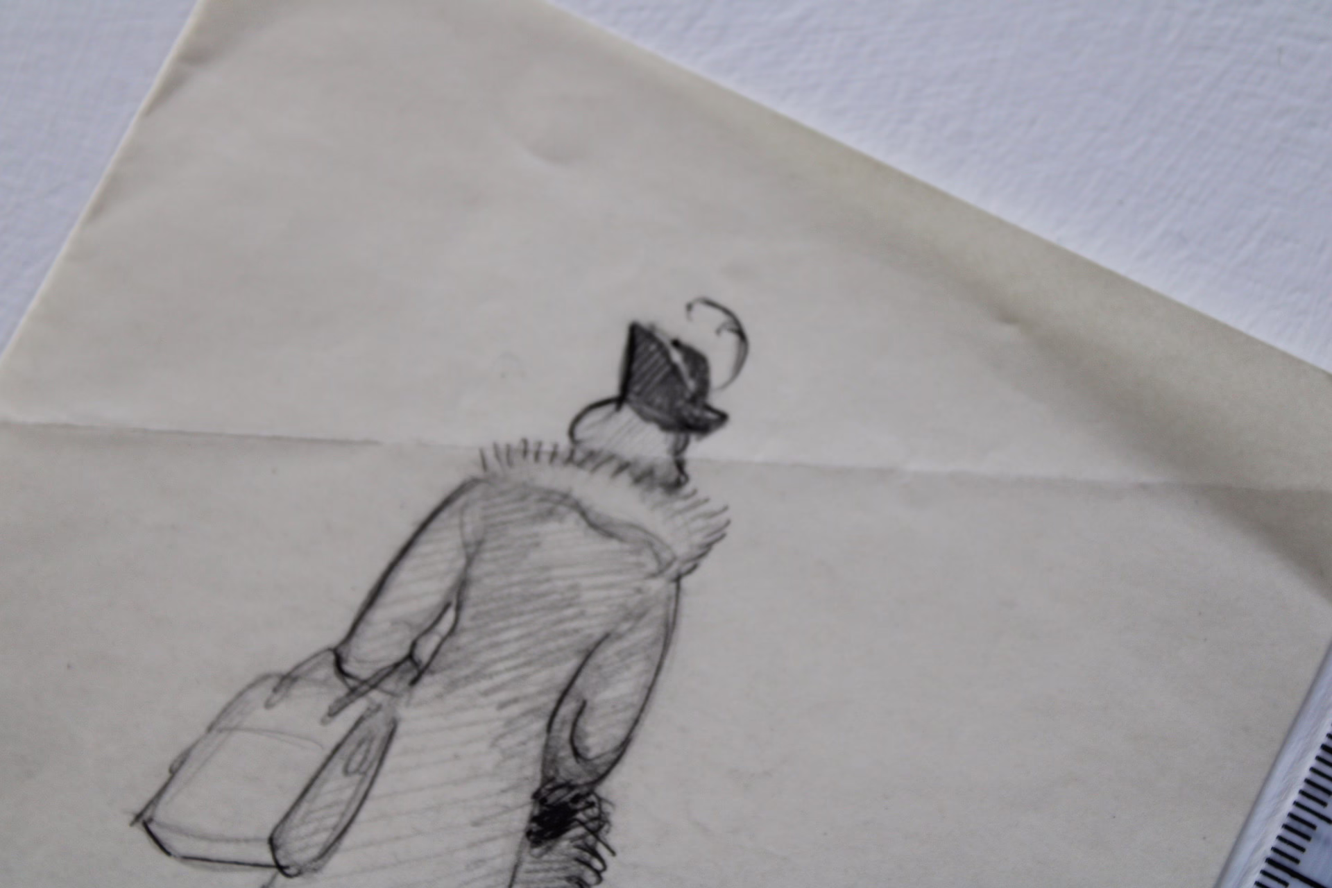 Rückenansicht einer Dame | Zeichnung/Studie | Gemälde von R. Fugger - Image 4