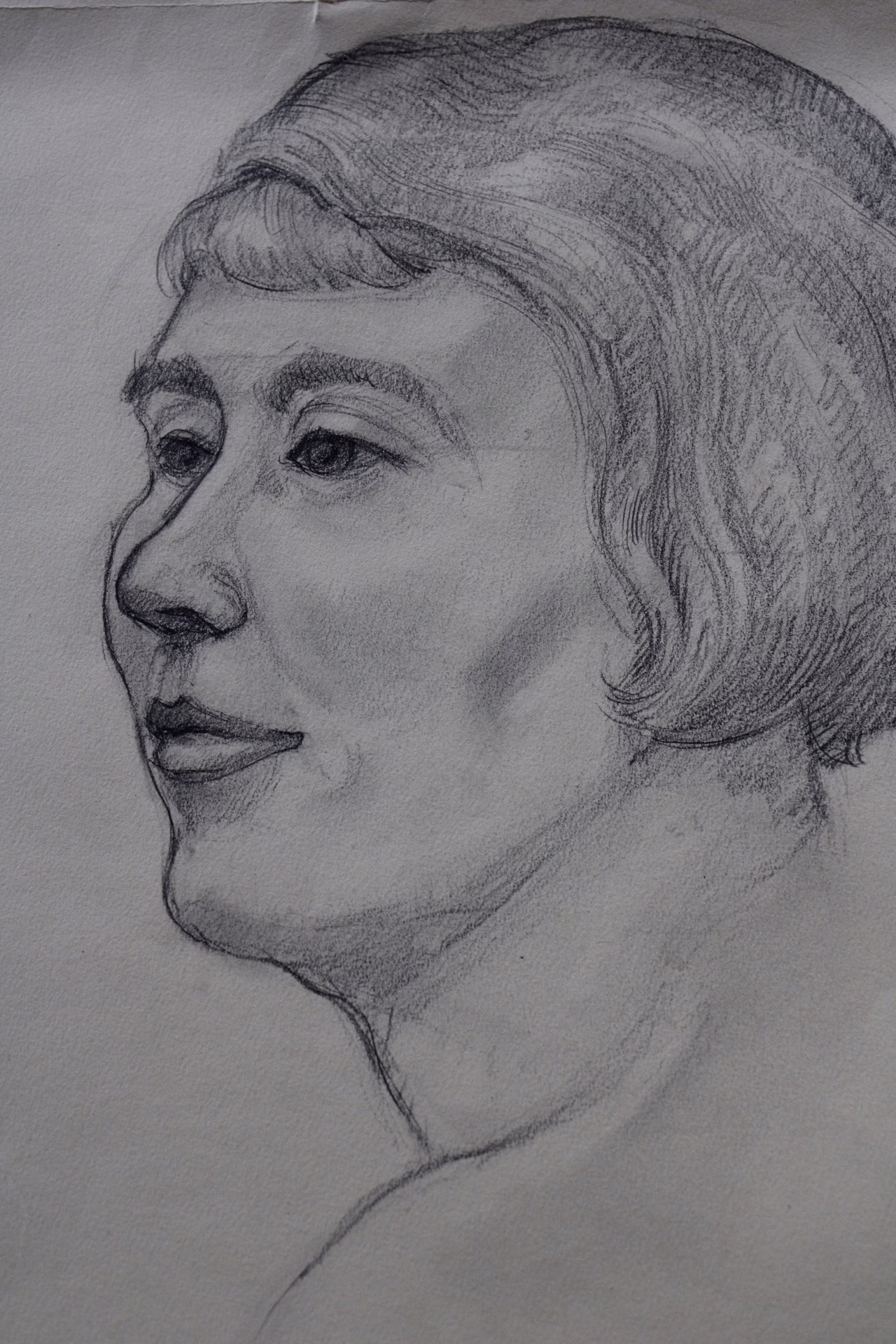 Frauenporträt | Zeichnung/Studie | Gemälde von R. Fugger