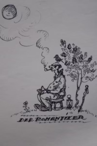 Der Romantiker | Zeichnung | Gemälde von R. Fugger