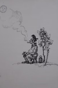 Romantiker | Zeichnung | Gemälde von R. Fugger