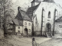 Heiligenstädter Kirche | Kleines Gemälde von J. Leitenberger [18]