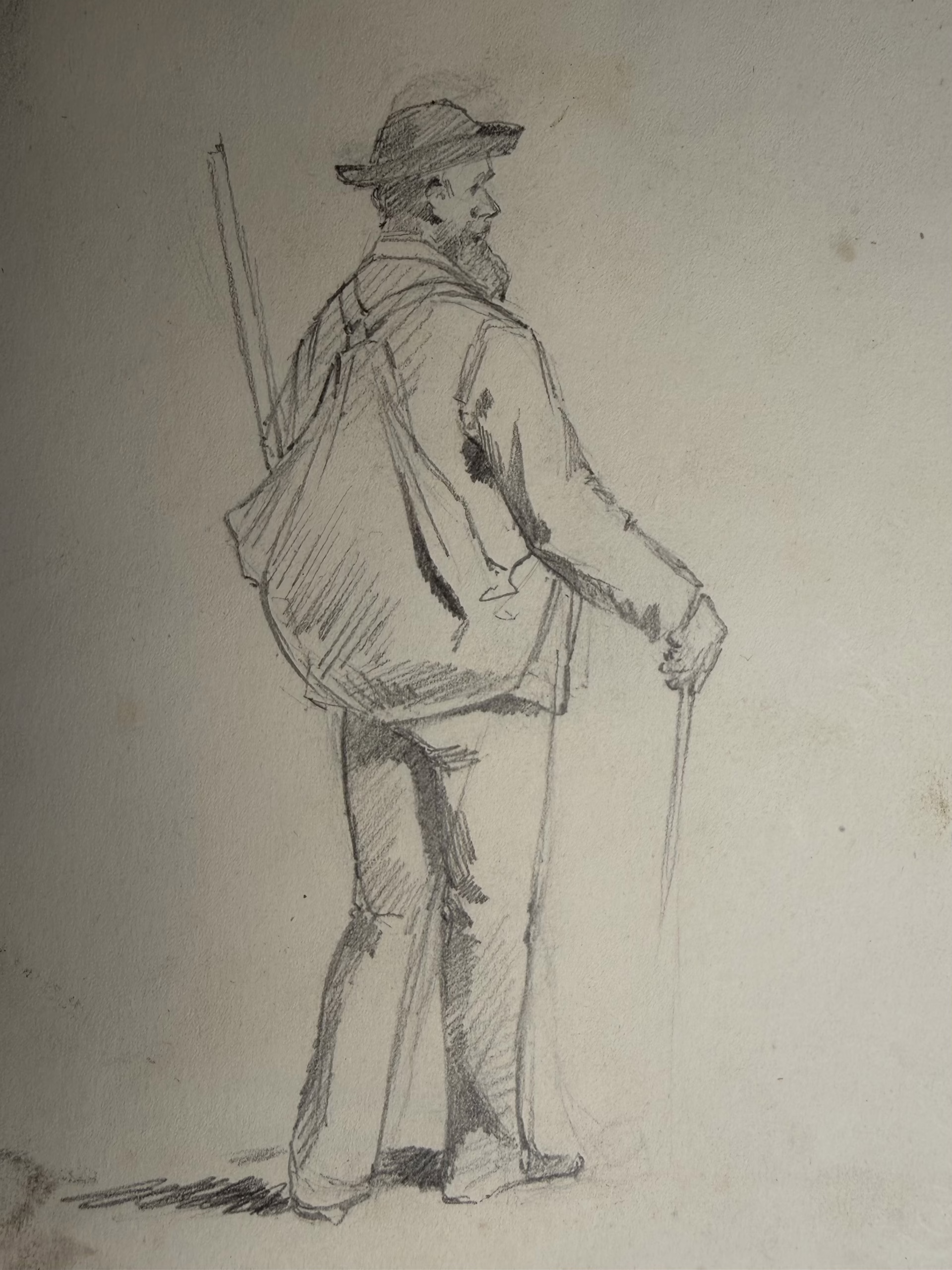 Wanderer | Zeichnung von Theodor Her (zugeschrieben; nicht signiert) - Image 8