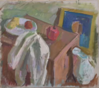 Stillleben mit Kiste | Gemälde von Kaspar Ilg