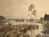 Osternsee | Zeichnung/Aquarell von Unbekannt