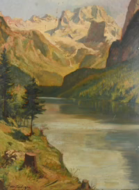 Gebirgslandschaft | Gemälde von Ivo Salinger