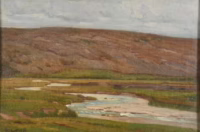 Splügenpass, 1913 | Gemälde von Hermann Gattiker