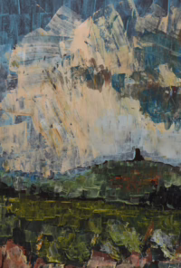 Landschaft | Mischtechnik von Karl Seiter