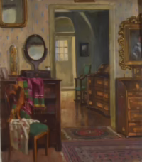 Interieur, 1922 | Gemälde von Karl Viktor Mayr