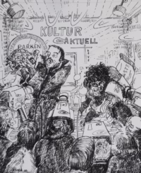 Kultur Aktuell - Karikatur | Tuschezeichnung, Wien
